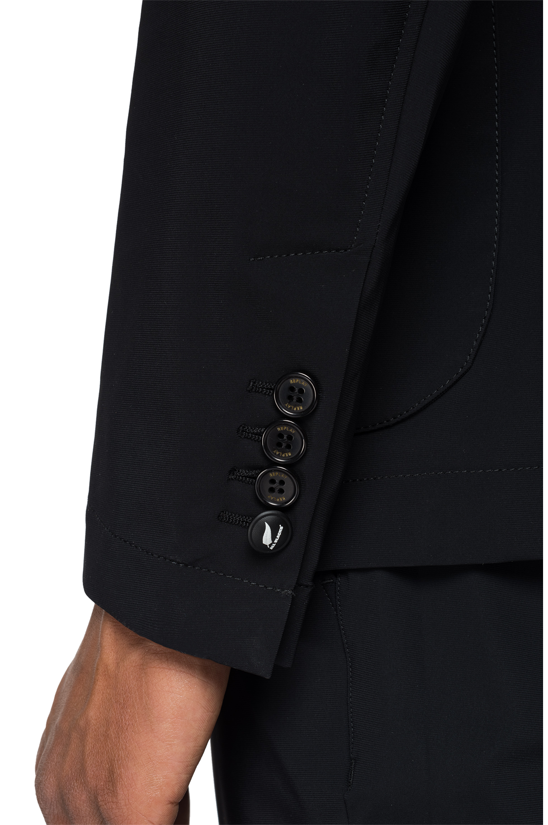 ALL BLACKS × REPLAY EVOFLEXライトジャケット 詳細画像 ブラック 7